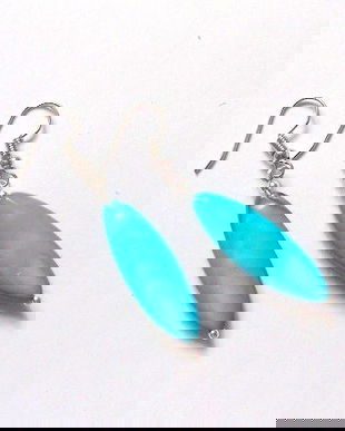 cercei cu sidef turcoaz 47034