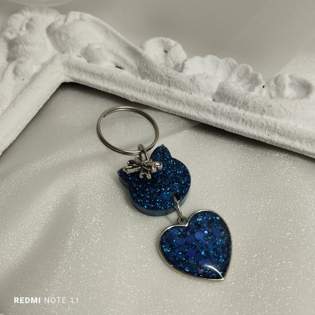 Breloc handmade - pisica