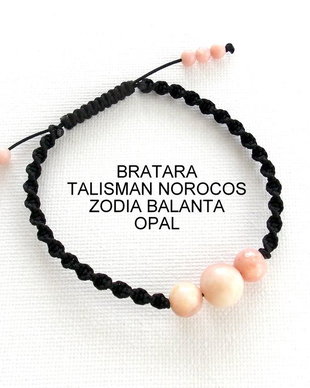 Bratara Zodia BALANTA*Talisman Norocos*Opal