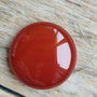 Cabochon agata masiva, 35 mm, grosime 11.5 mm