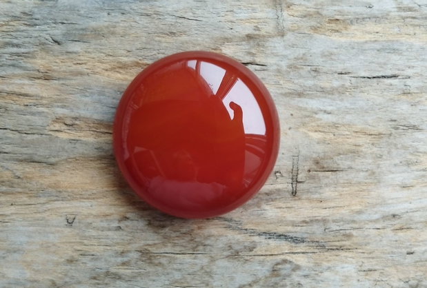 Cabochon agata masiva, 35 mm, grosime 11.5 mm