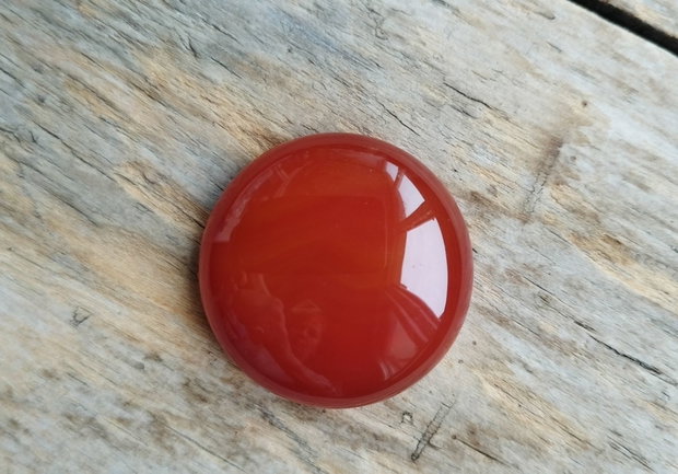 Cabochon agata masiva, 35 mm, grosime 11.5 mm