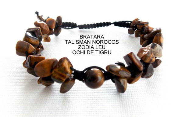 Bratara Zodia LEU*Talisman Norocos*OchiDeTigru