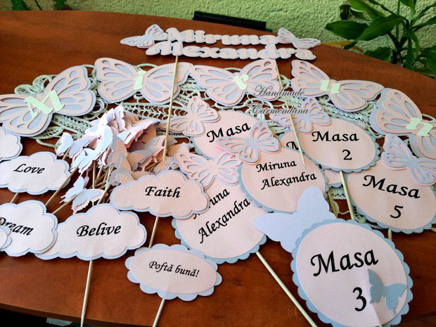 Set papetarie botez tematic Pisicuta Marie