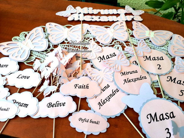 Set papetarie botez tematic Pisicuta Marie