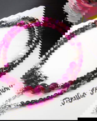 Colier handmade - agate si perle cultura (cod1128)