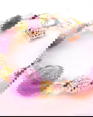 Bratara ametist si citrin