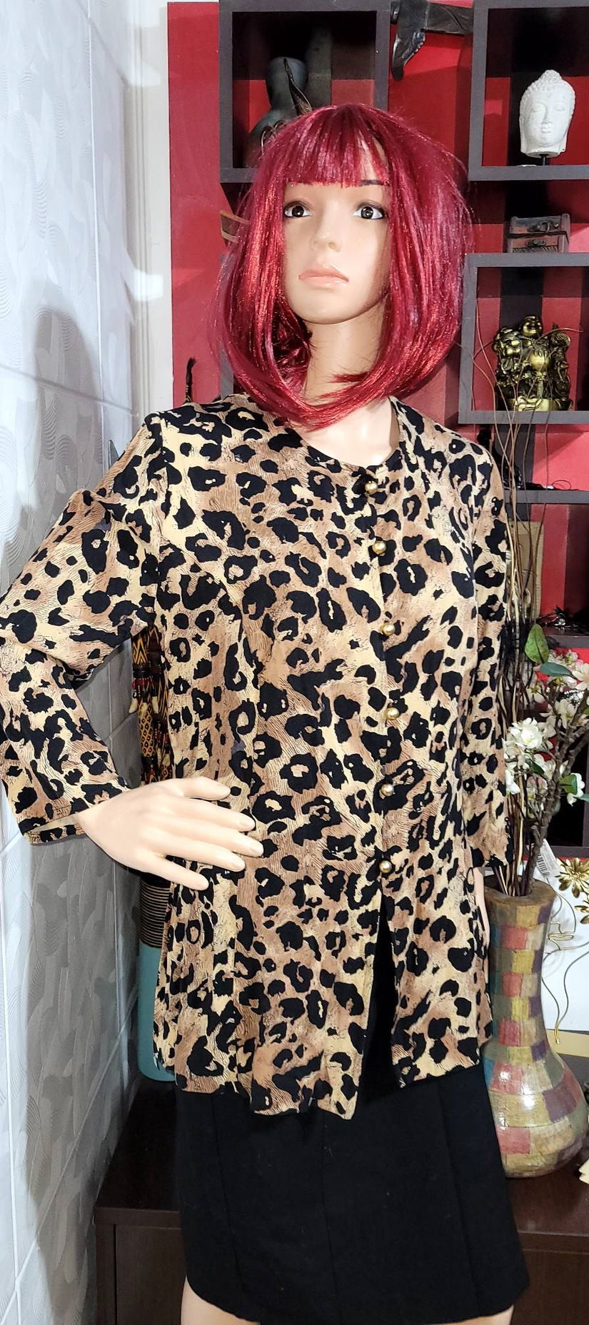 Bluza animal print marime L