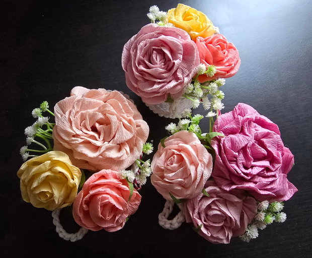 Coșulețe cu flori