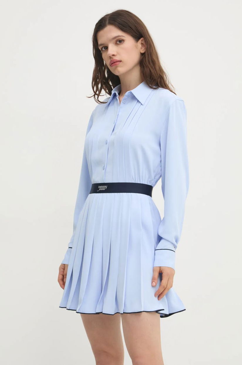 Tommy Jeans rochie mini, evazați, DW0DW19474