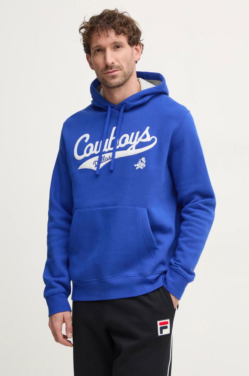 Nike bluza Dallas Cowboys barbati, culoarea violet, cu glugă, cu imprimeu, 2KDK-067P-V6Z-V7Q