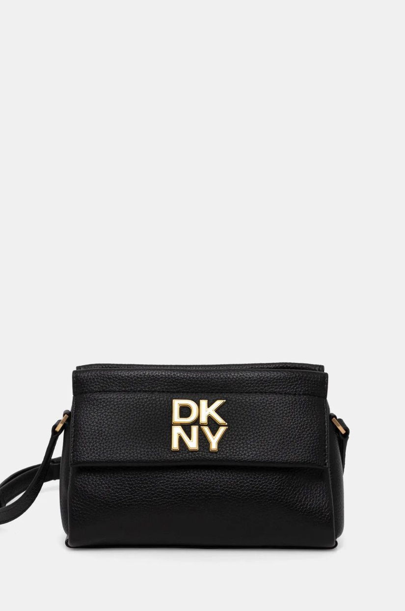 Dkny poseta de piele culoarea negru, R44EAI71