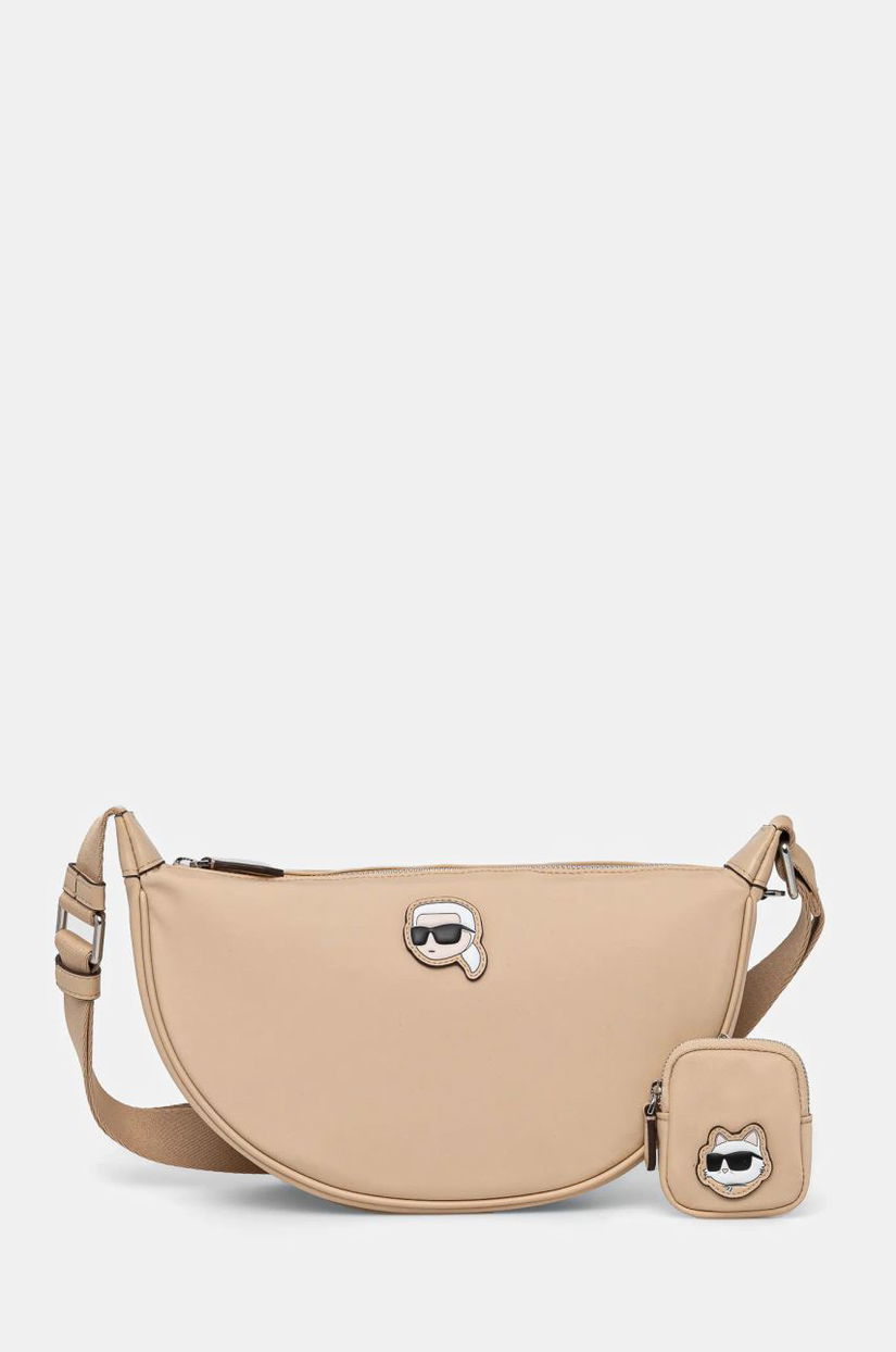 Karl Lagerfeld poseta culoarea bej, A1W30386