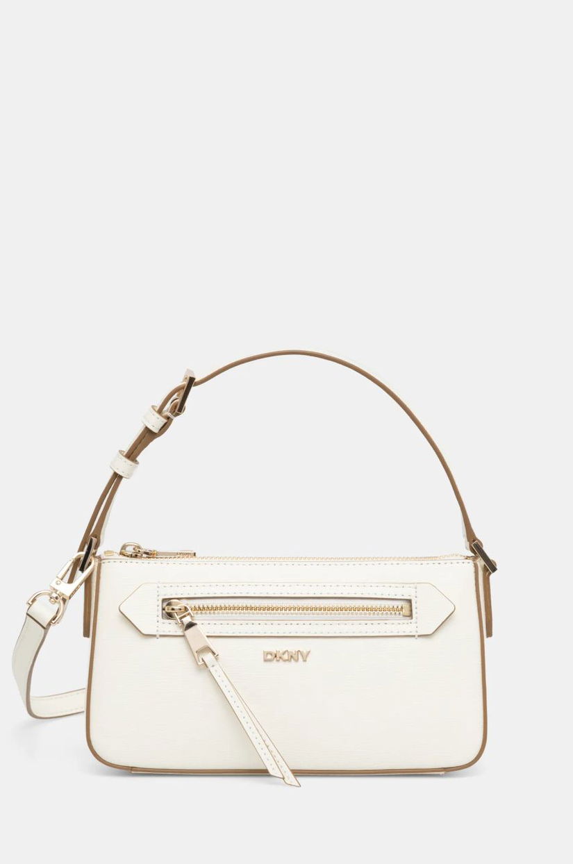 Dkny poseta de piele culoarea bej, R42HKE18