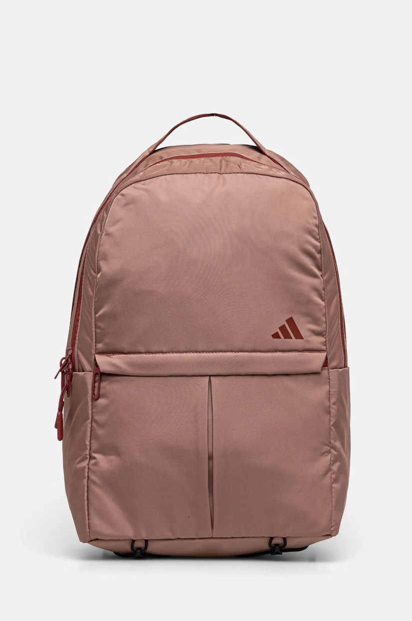 adidas Performance rucsac Yoga femei, culoarea roz, mare, neted, JE3221