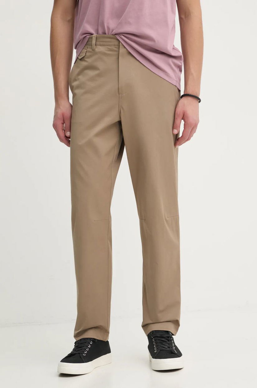 PS Paul Smith pantaloni barbati, culoarea bej, cu fason chinos, M2R.769Y.P22261