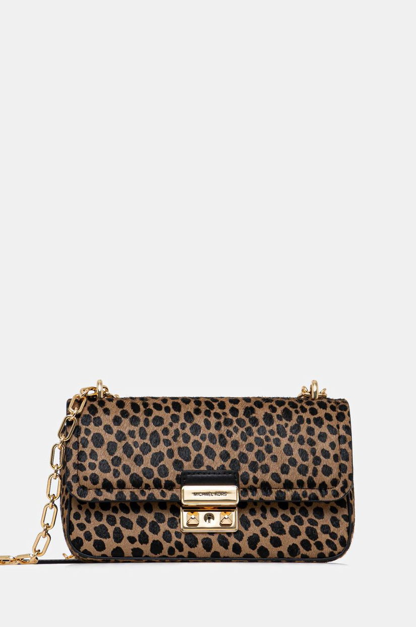 MICHAEL Michael Kors poseta de piele culoarea bej, 30R5G2RL5O