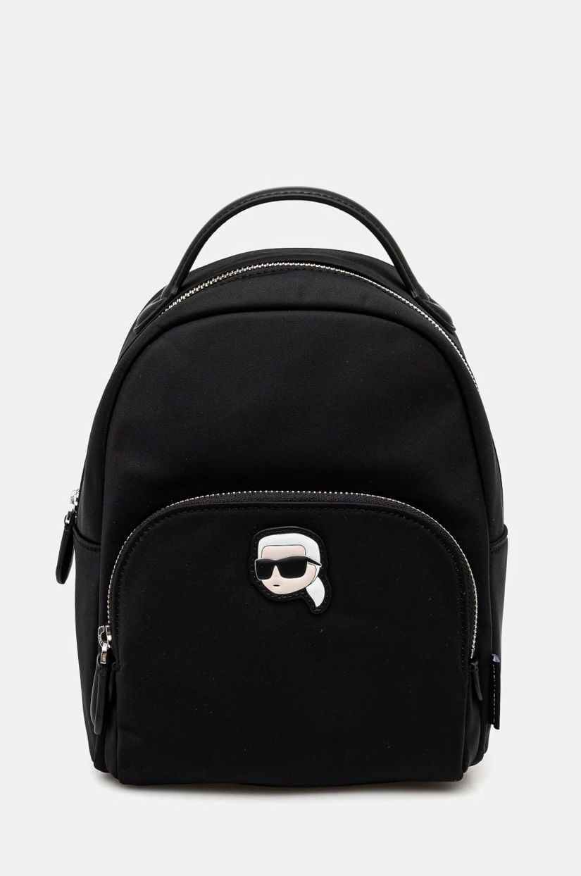 Karl Lagerfeld rucsac femei, culoarea negru, mic, modelator, A1W30132