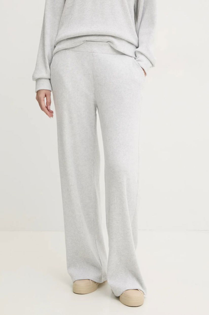 Abercrombie & Fitch pantaloni de lounge culoarea gri, melanj, KI147-4077