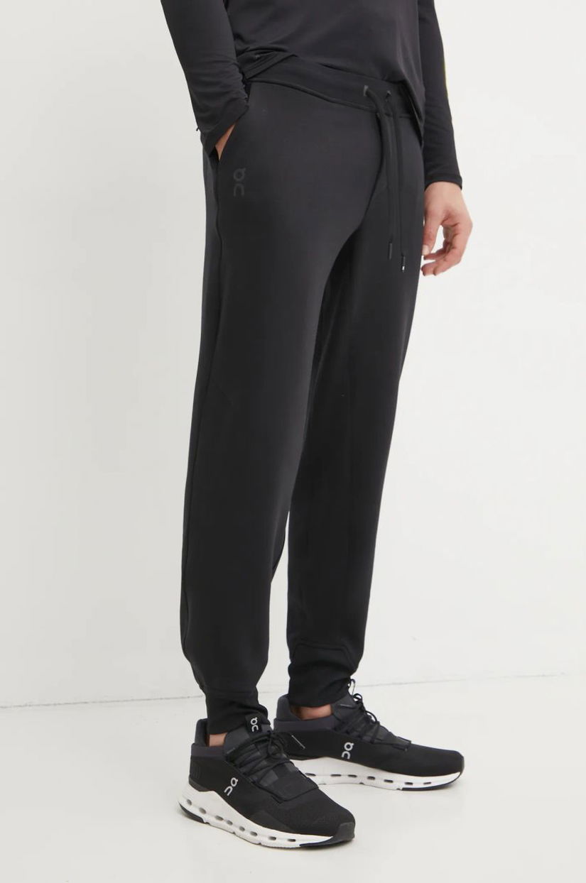 ON running pantaloni de trening culoarea negru, neted, 1ME11470553