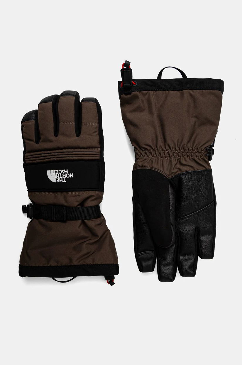 The North Face mănuși de schi Montana culoarea maro, NF0A89QG1OI1