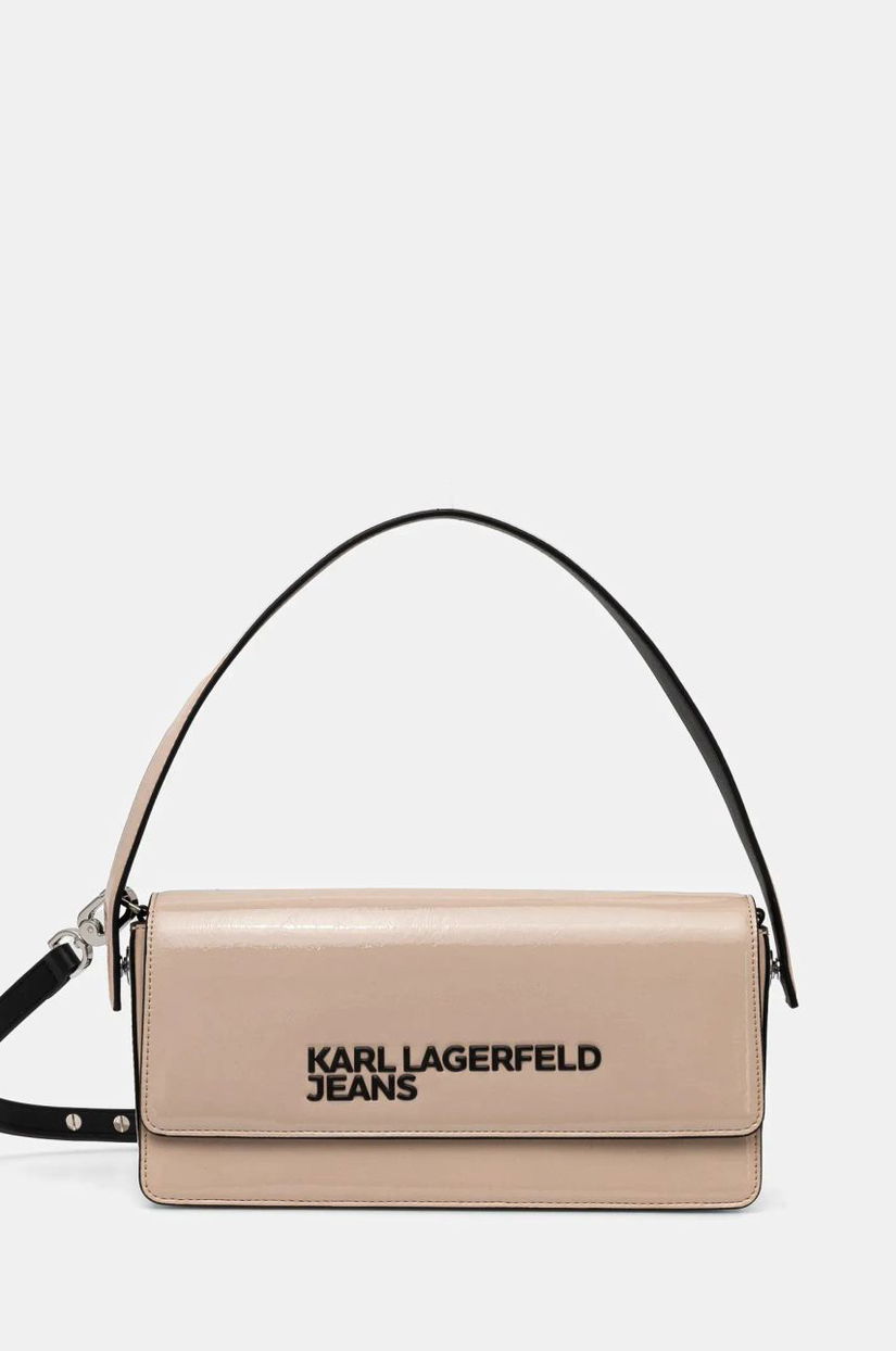 Karl Lagerfeld Jeans poseta culoarea bej, A1W30257