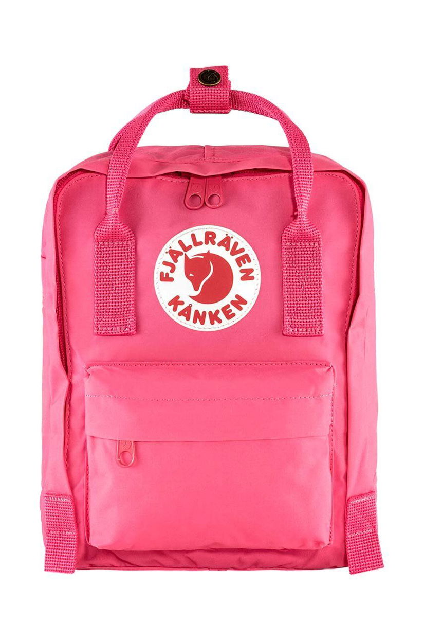 Fjallraven rucsac Kanken Mini culoarea roz, mic, neted, F23561.450