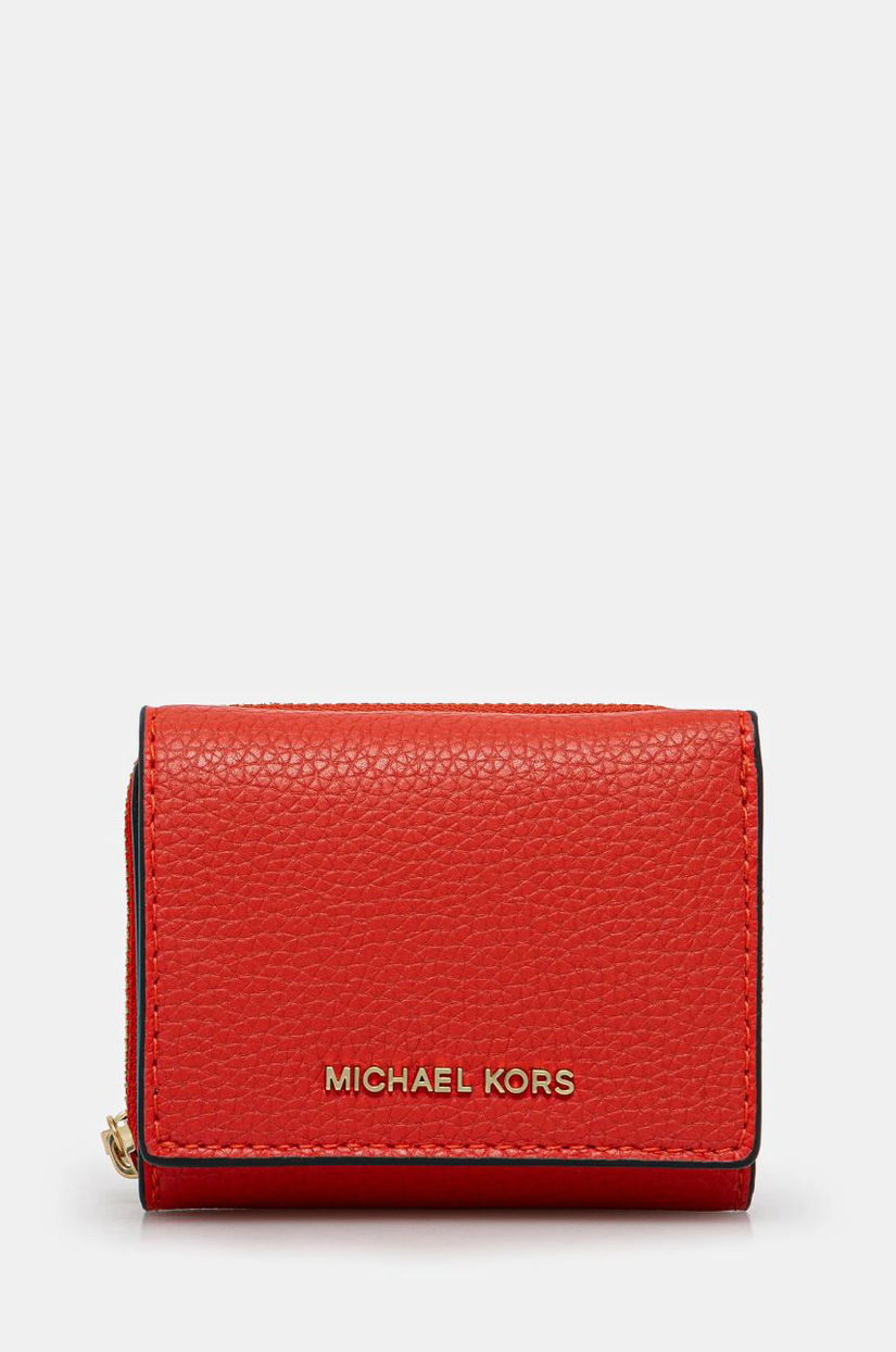 MICHAEL Michael Kors portofel de piele femei, culoarea rosu, 32S4G8ED8L