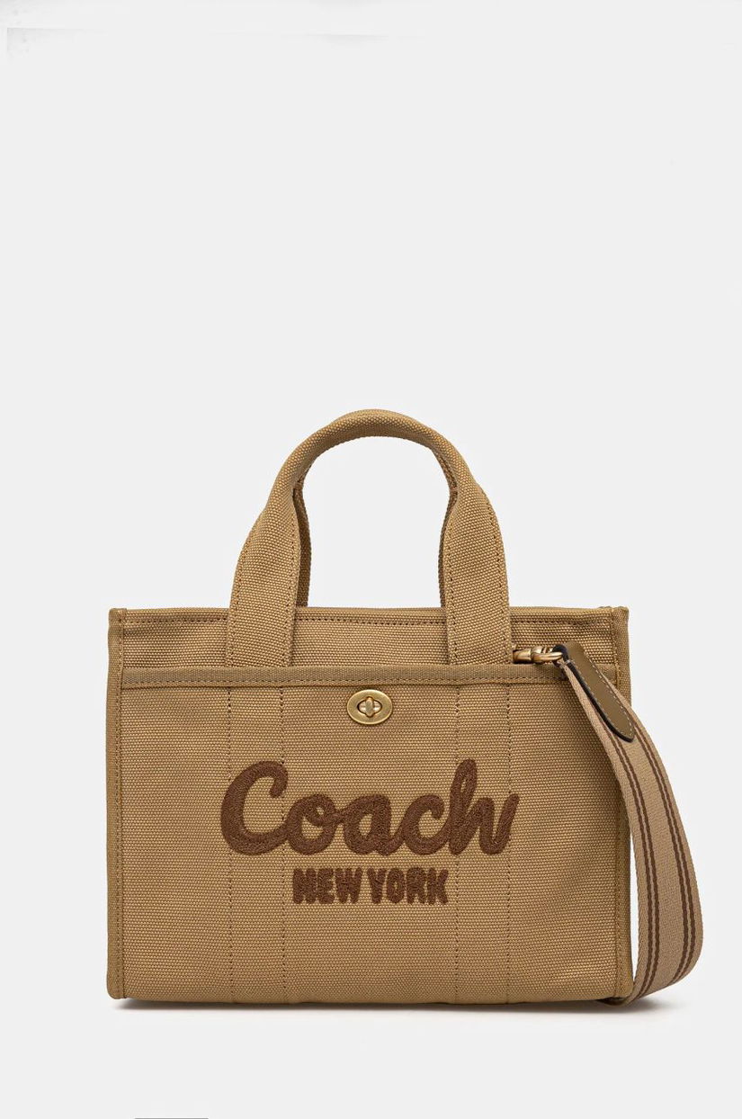 Coach poseta culoarea verde