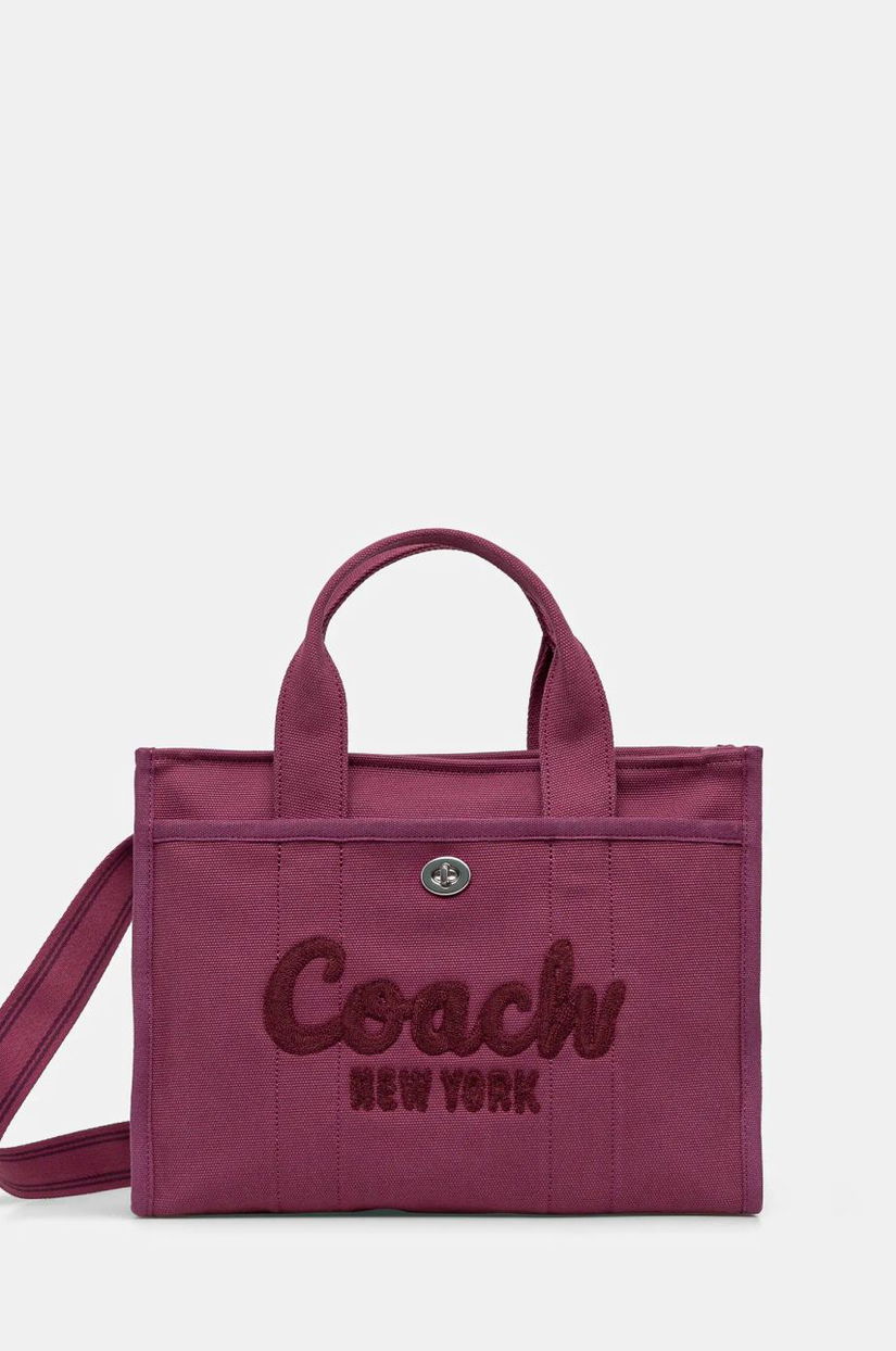 Coach poseta culoarea violet