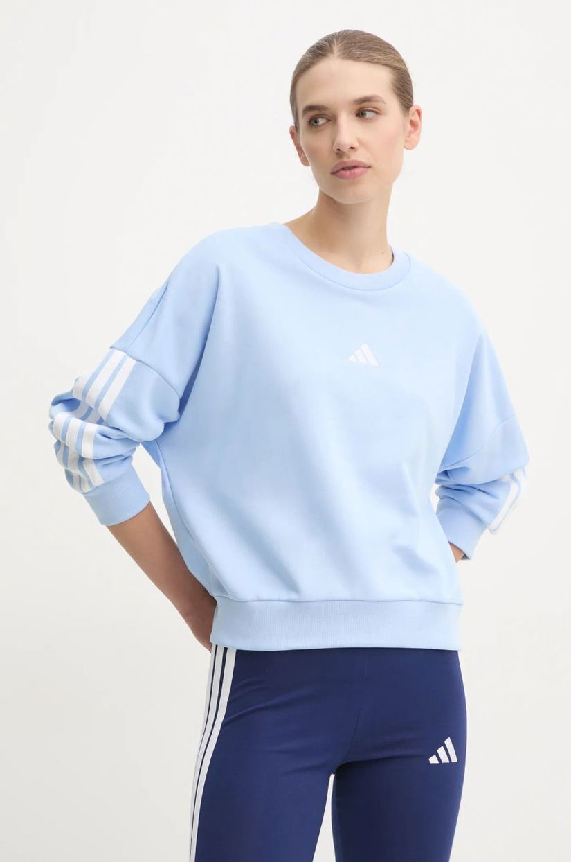 adidas bluza Essentials femei, cu imprimeu, JD5283