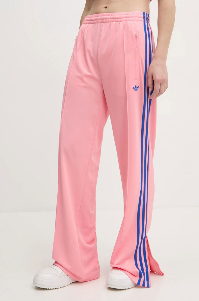 adidas Originals pantaloni de trening Firebird culoarea roz, cu imprimeu, JP2312