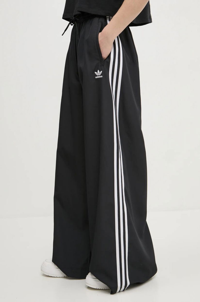 adidas Originals pantaloni de trening OVERSIZED TP culoarea negru, cu imprimeu, JD3390