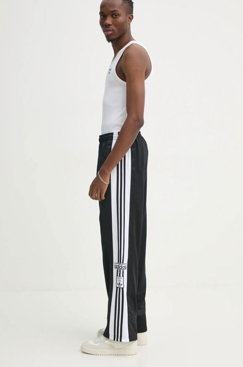 adidas Originals pantaloni de trening Adibreak culoarea negru, cu imprimeu, JD4267