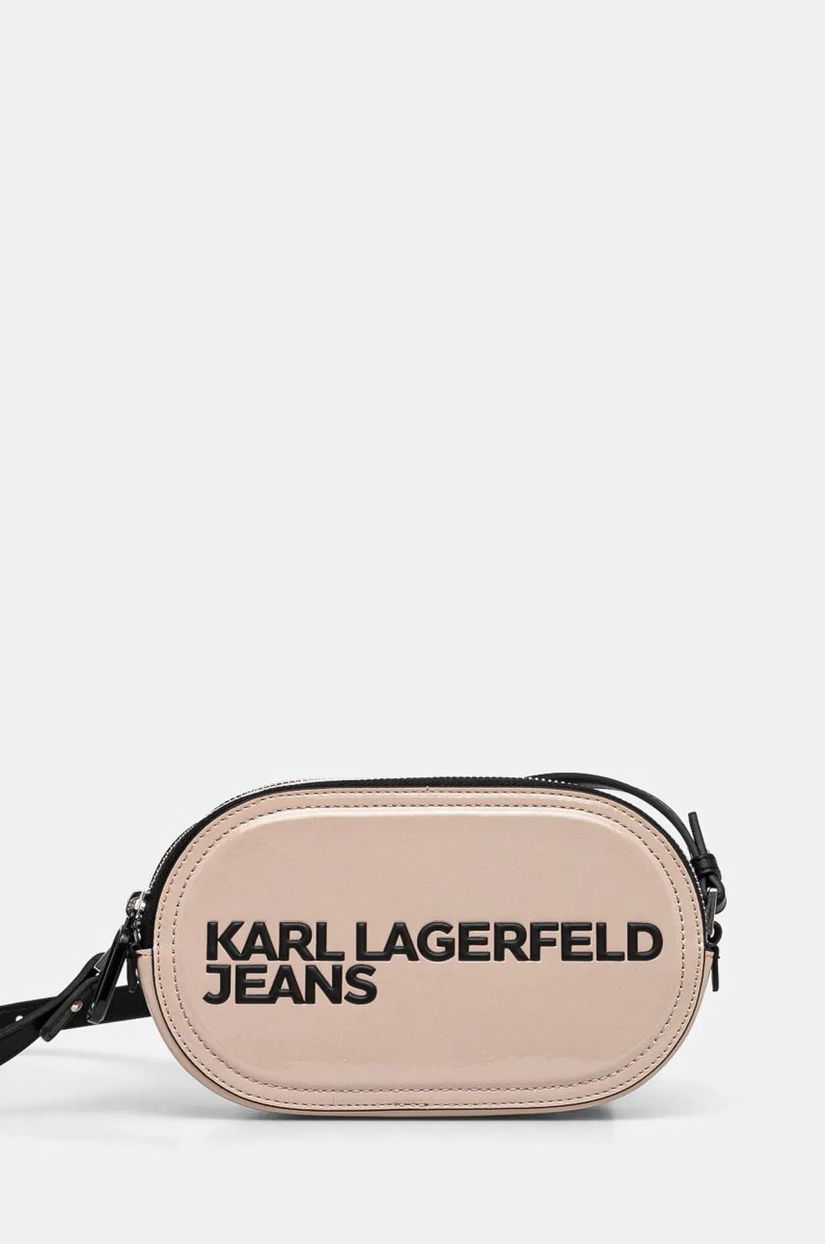 Karl Lagerfeld Jeans poseta culoarea bej, A1W30336