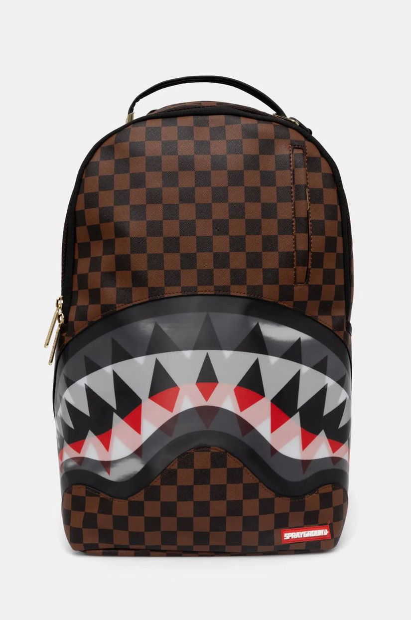 Sprayground rucsac culoarea maro, mare, modelator, 910B5724NSZ