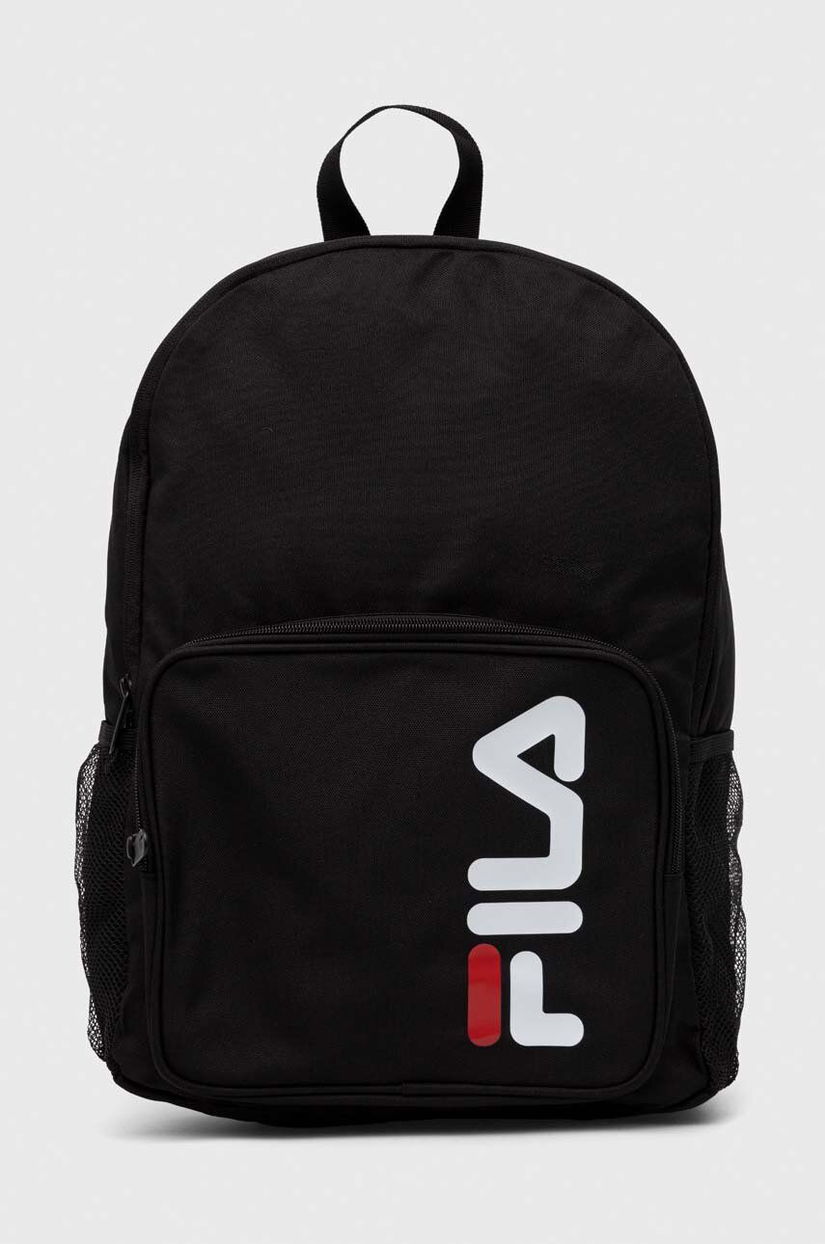 Fila rucsac culoarea negru, mare, cu imprimeu