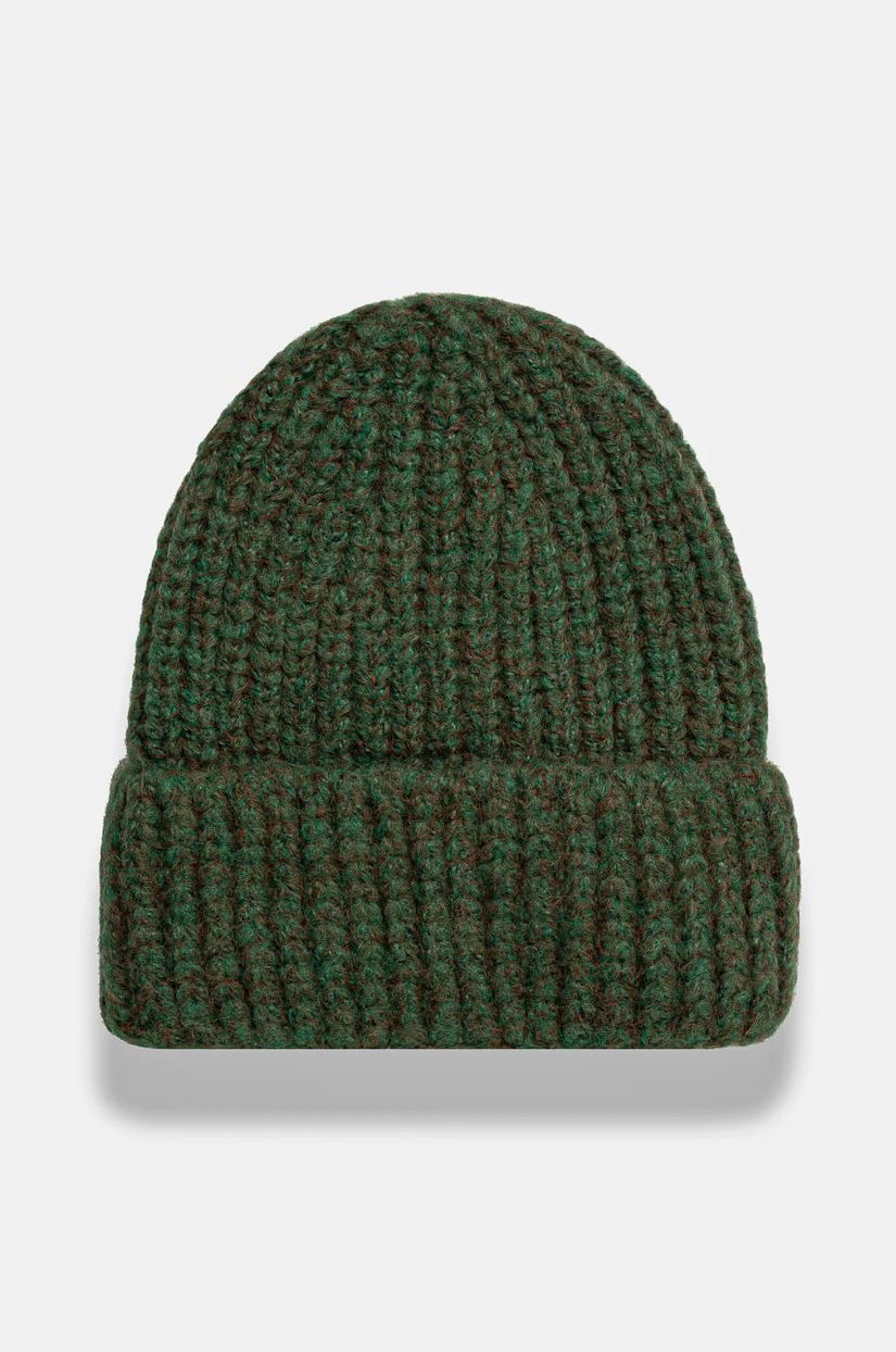 Answear Lab caciula culoarea verde, din tricot gros