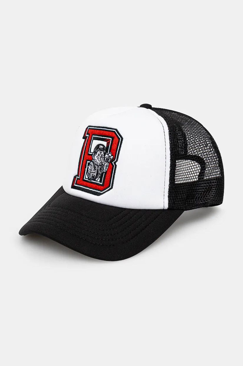 Billionaire Boys Club șapcă College Trucker Cap culoarea negru, cu imprimeu, B24360