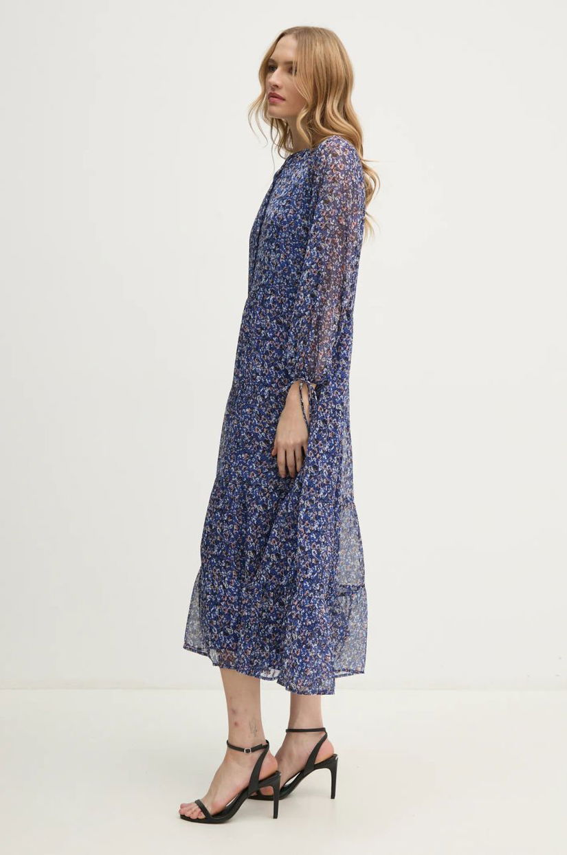 Pepe Jeans rochie ARIANA maxi, evazati, PL953631