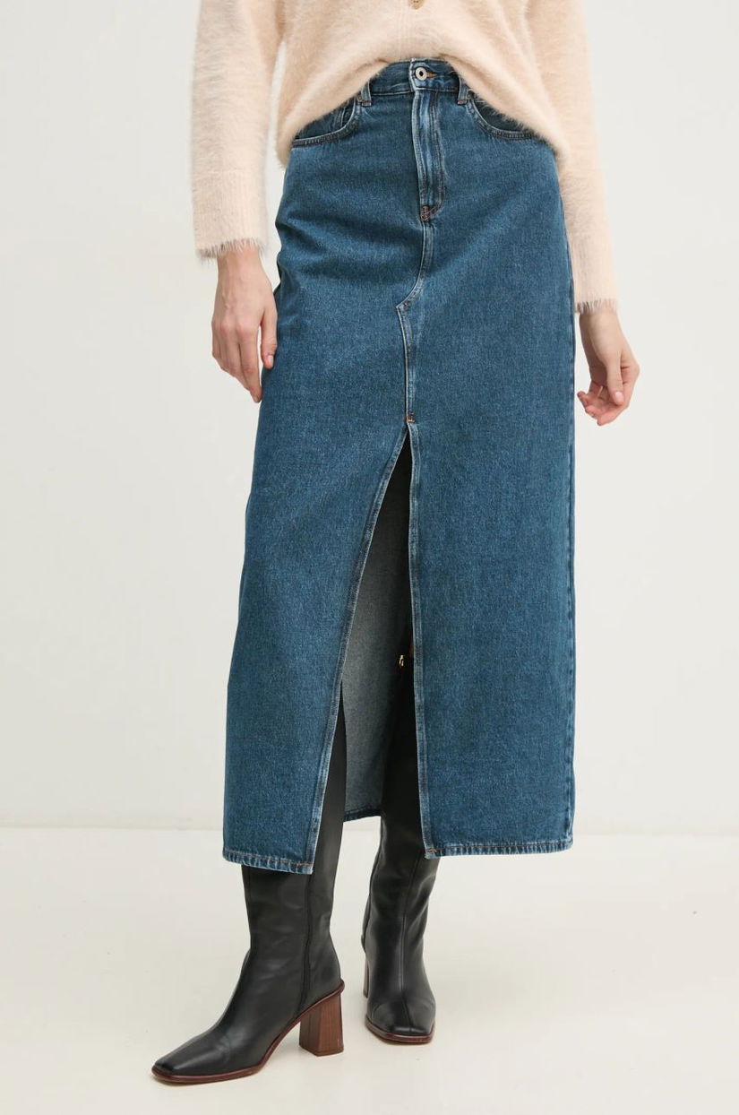 Pepe Jeans fustă din denim MAXI SKIRT HW maxi, dreaptă, PL901185EF2L