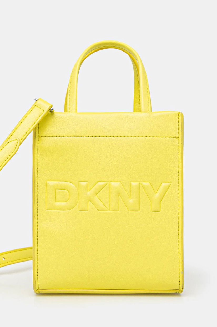 Dkny poseta culoarea galben, R44AZI34