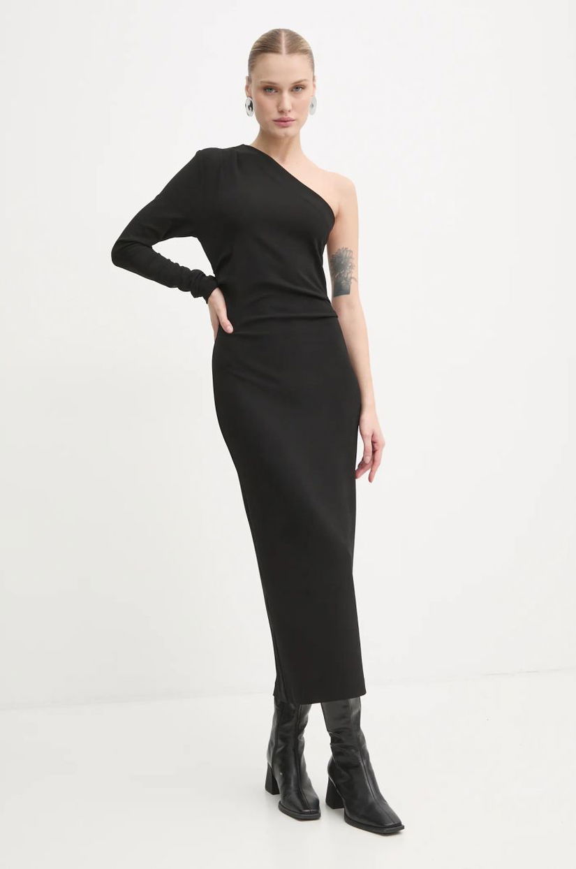 Day Birger et Mikkelsen rochie Valley culoarea negru, maxi, mulata, DAY65243590