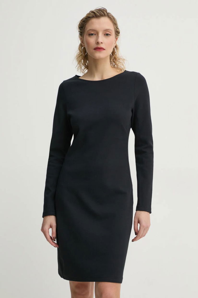 Marc O'Polo rochie culoarea albastru marin, mini, mulata, 500303859139