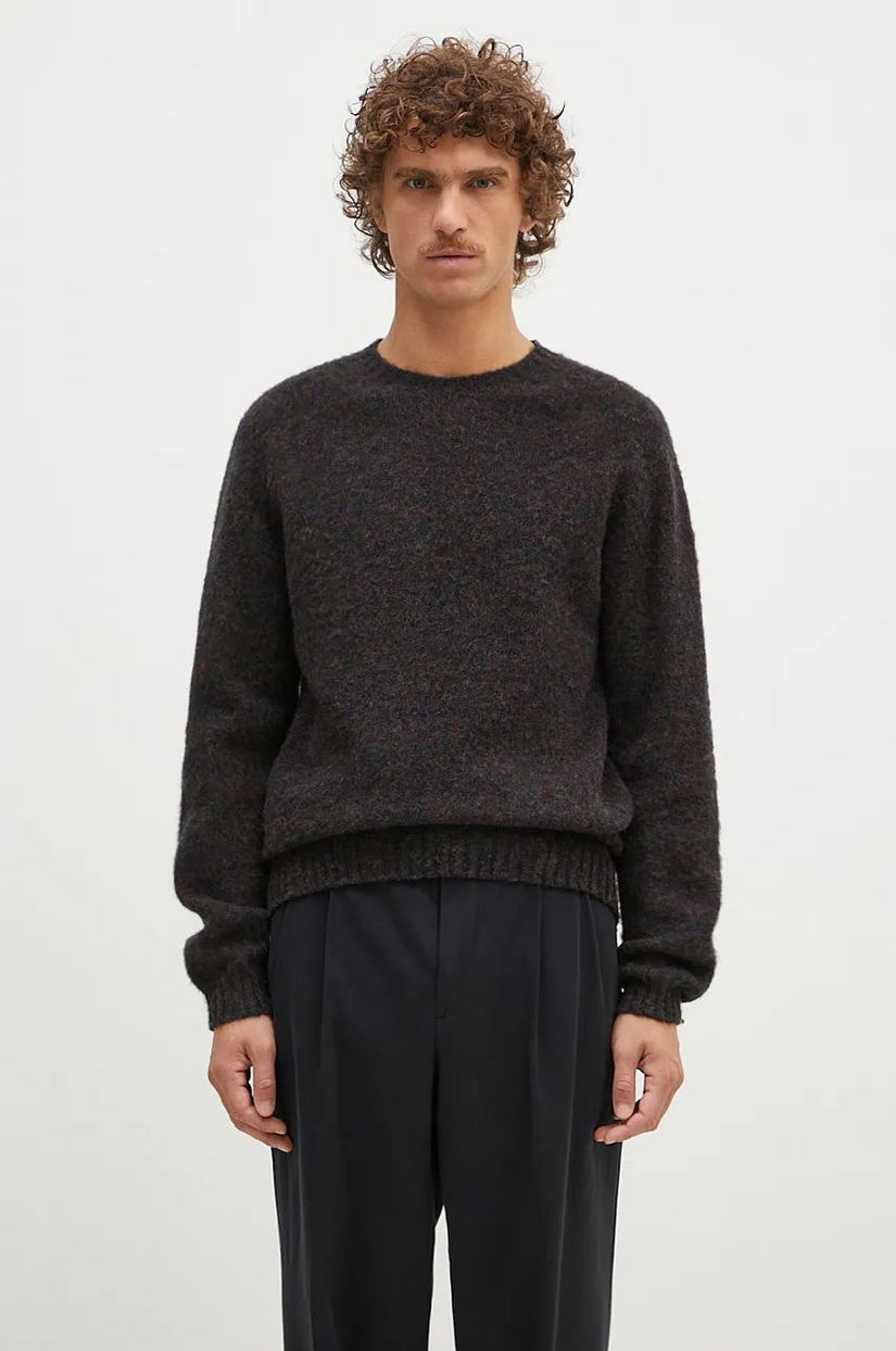 Norse Projects pulover de lână Birnir Brushed Lambswool bărbați, N45.0520.9901