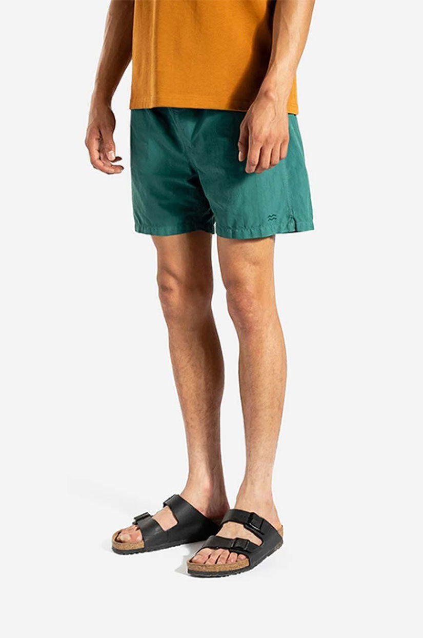 Norse Projects pantaloni scurți Hauge Swimmers bărbați, culoarea verde N35.0581.7184-7184