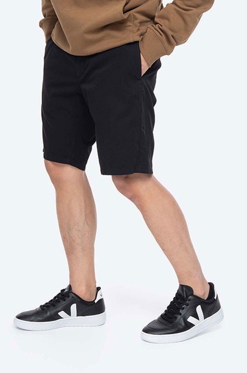 Norse Projects pantaloni scurți din bumbac Aros Light Twill Shorts culoarea negru N35.0237.9999-9999