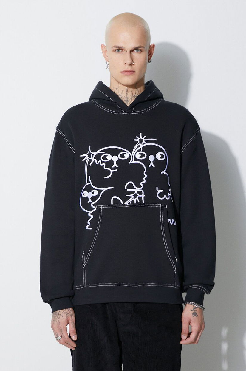 Taikan hanorac de bumbac Taikan By Joshua "Running" Hoodie bărbați, culoarea negru, cu glugă, cu imprimeu TH0006.BLKCST