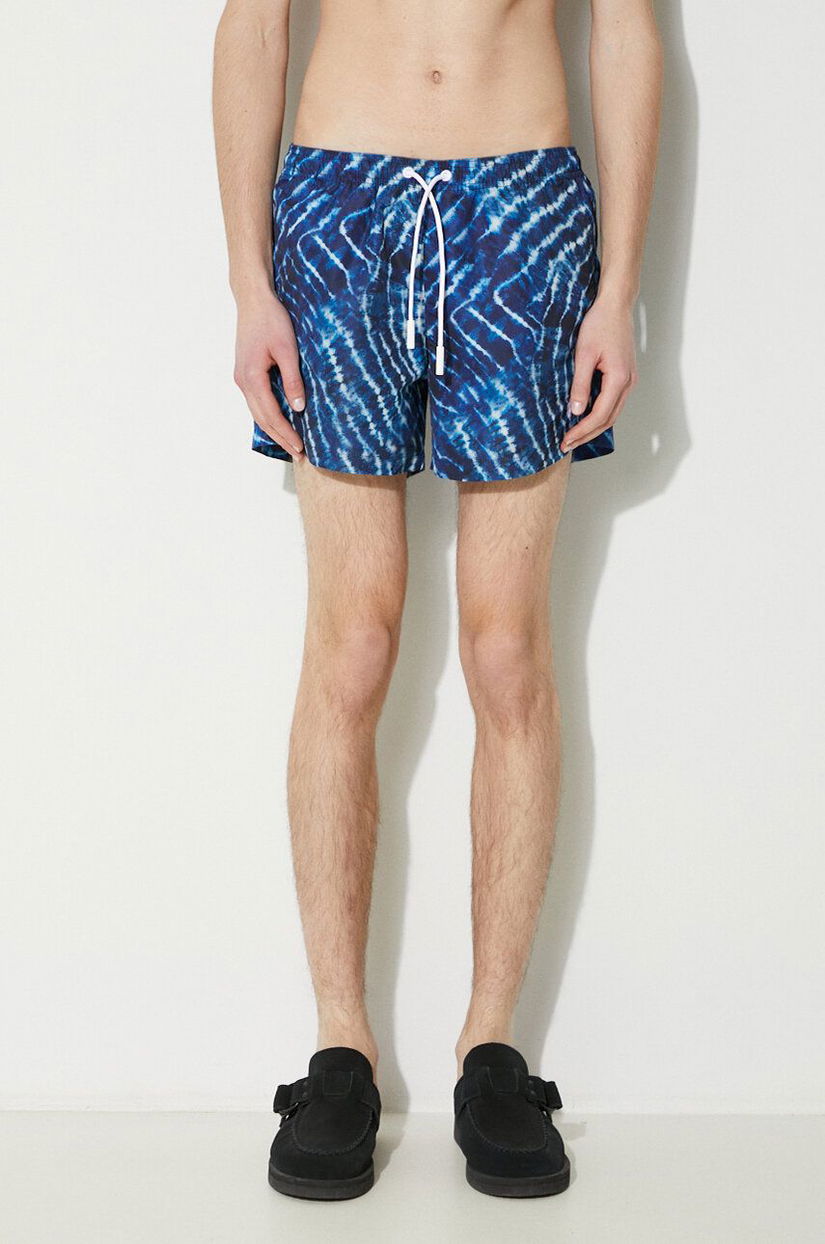 Marcelo Burlon pantaloni scurti de baie Aop Sound Waves Swim Short CMFA003S24FAB0024501