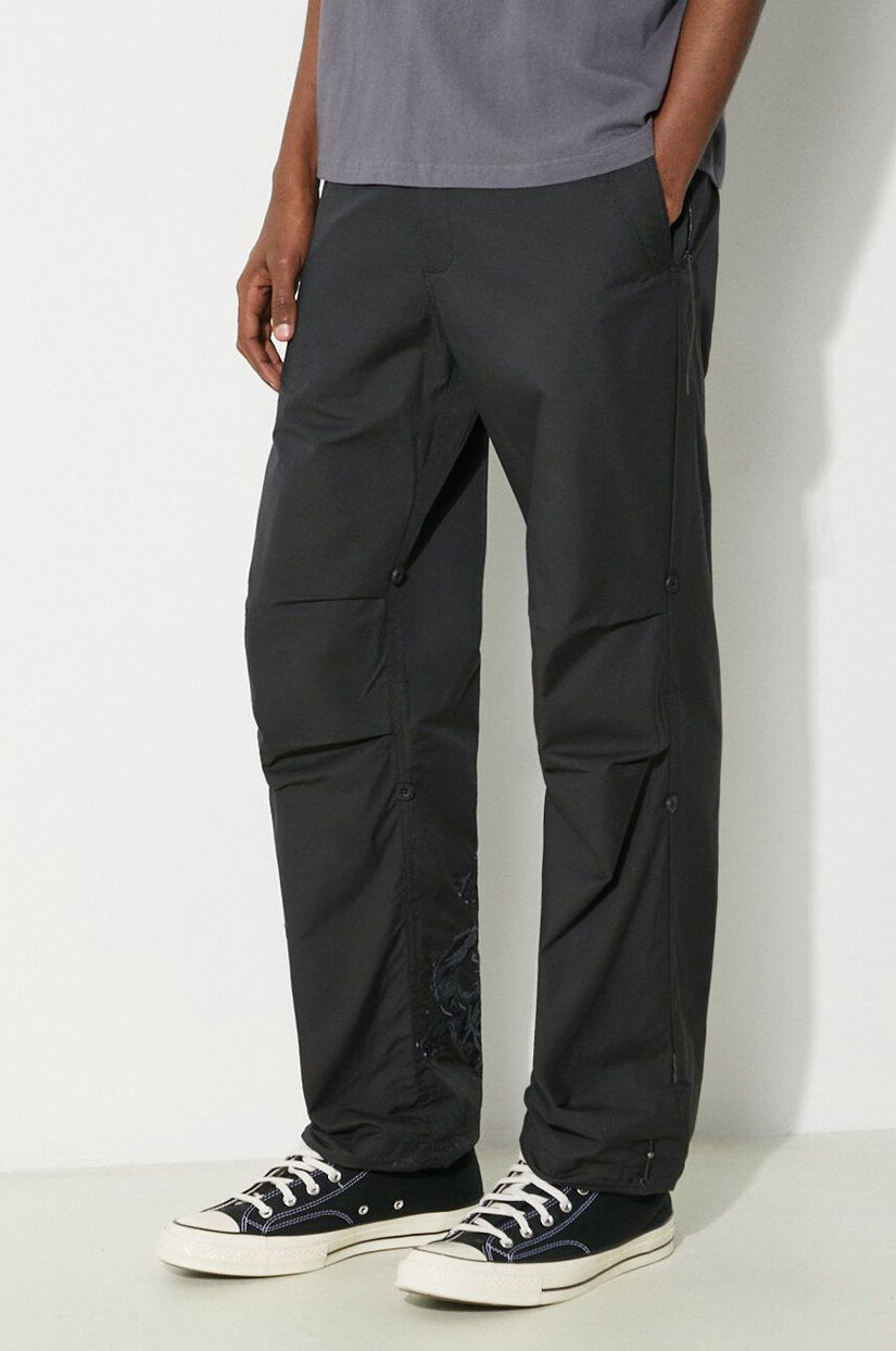 Maharishi pantaloni Original Dragon Snopants barbati, culoarea negru, cu fason chinos, 5063.BLACK